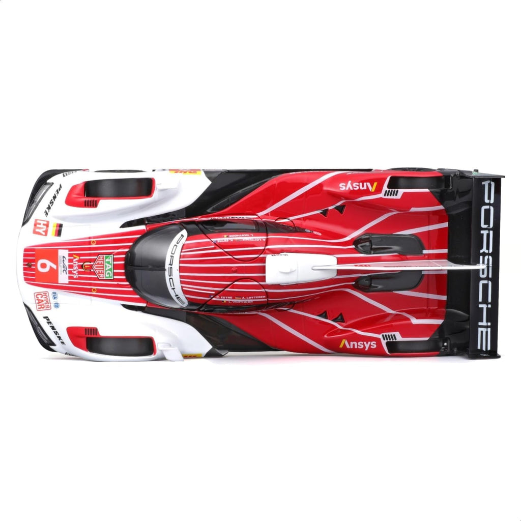 „Porsche 963“, 2024 m., „Porsche Penske Motorsport“, Nr. 6, 1:24 Bburago