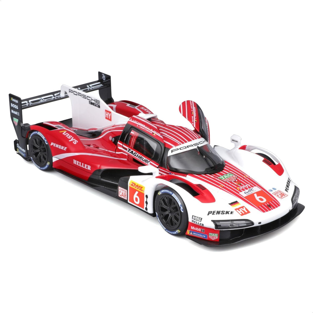 „Porsche 963“, 2024 m., „Porsche Penske Motorsport“, Nr. 6, 1:24 Bburago