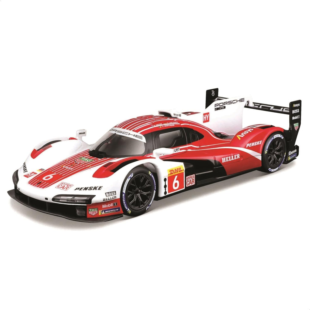 „Porsche 963“, 2024 m., „Porsche Penske Motorsport“, Nr. 6, 1:24 Bburago