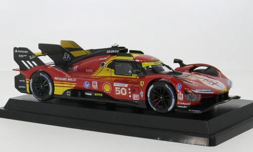 „Ferrari 499P“, 24 val. Le Manas, 2024 m., Nr. 50, A.Fuoco/N.Nielsenas, 1:24 Bburago