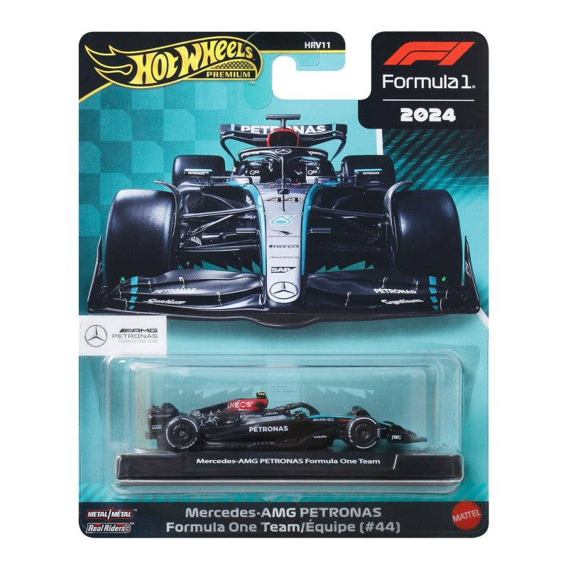 HOT WHEELS PREMIUM F1 Mercedes–Benz Lewis Hamilton bolidas 44 (JBM16)