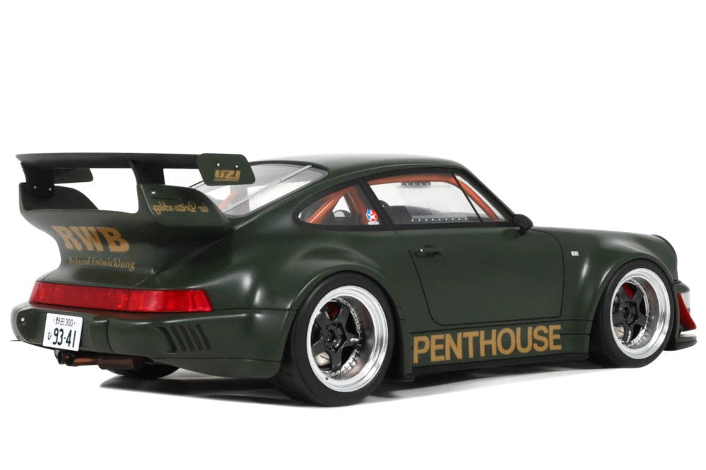 Porsche 911 (964) RWB Penthouse 2025 žalia 1:18